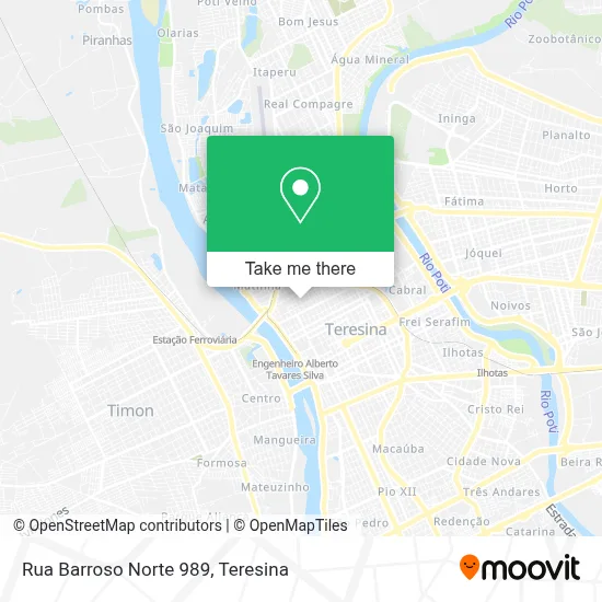 Rua Barroso Norte 989 map