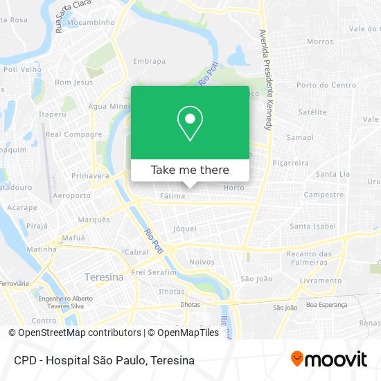 Mapa CPD - Hospital São Paulo