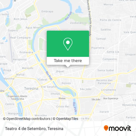 Teatro 4 de Setembro map