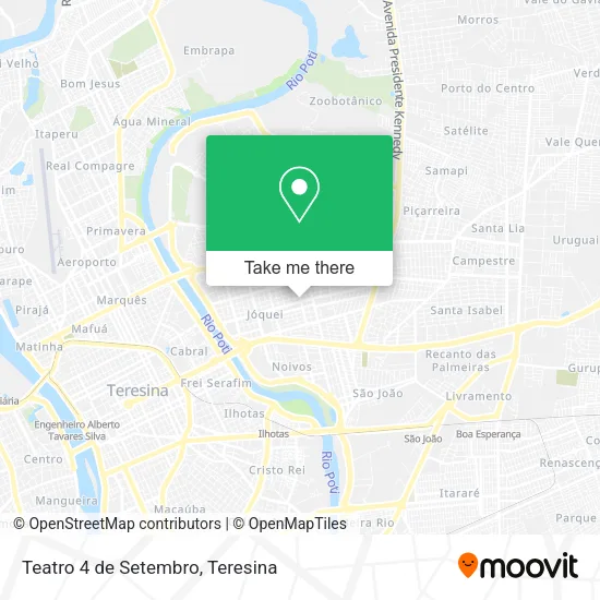 Teatro 4 de Setembro map