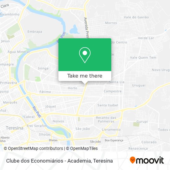 Clube dos Economiários - Academia map