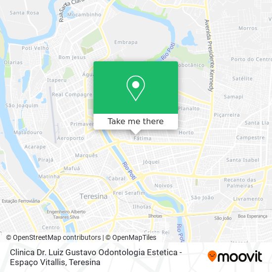 Clinica Dr. Luiz Gustavo Odontologia Estetica - Espaço Vitallis map