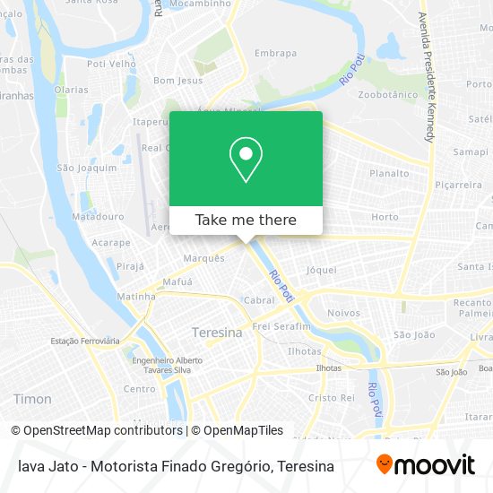 lava Jato - Motorista Finado Gregório map