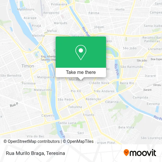 Rua Murilo Braga map