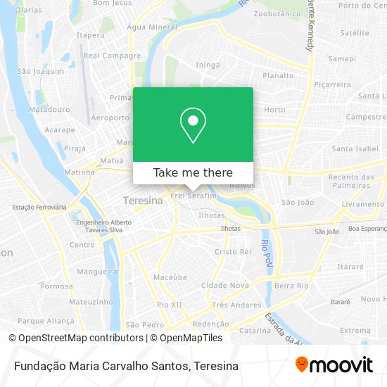 Fundação Maria Carvalho Santos map