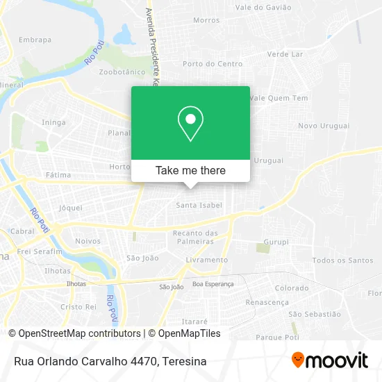 Rua Orlando Carvalho 4470 map