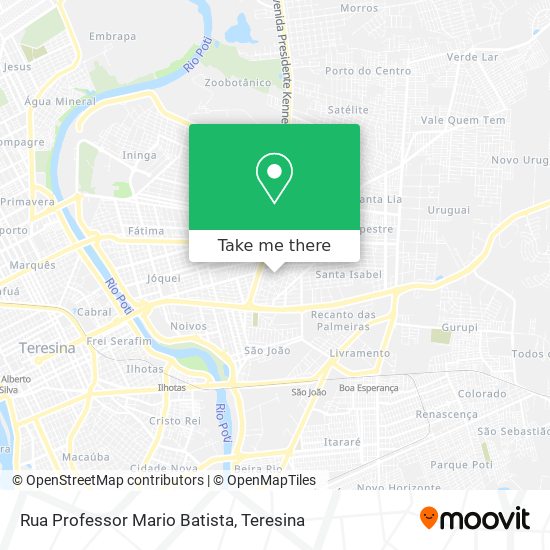 Rua Professor Mario Batista map
