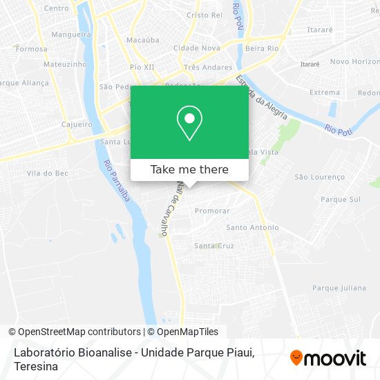 Laboratório Bioanalise - Unidade Parque Piaui map