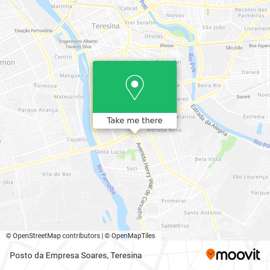 Posto da Empresa Soares map