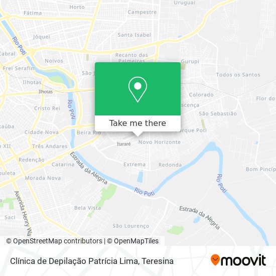 Clínica de Depilação Patrícia Lima map
