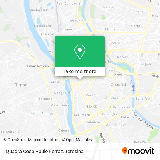 Quadra Ceep Paulo Ferraz map