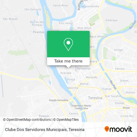 Clube Dos Servidores Municipais map