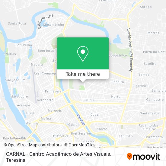 CARNAL - Centro Acadêmico de Artes Visuais map