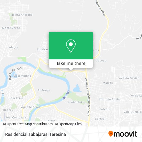 Residencial Tabajaras map