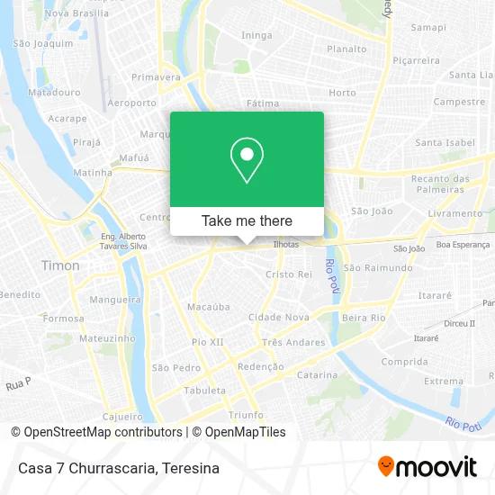 Casa 7 Churrascaria map