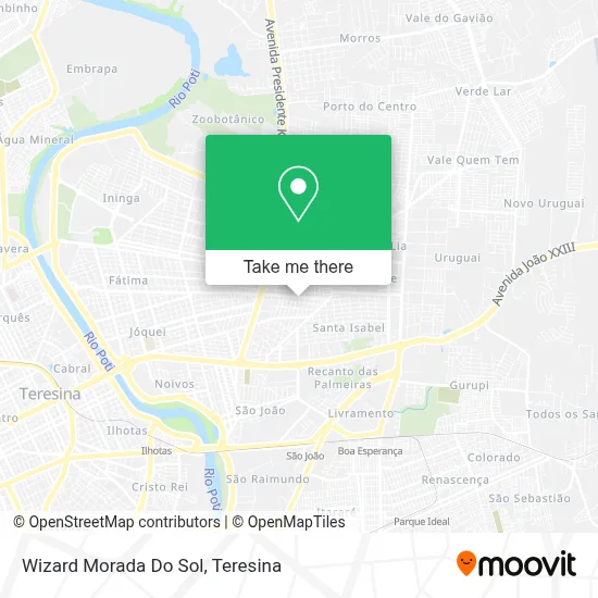 Wizard Morada Do Sol map