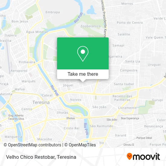 Velho Chico Restobar map