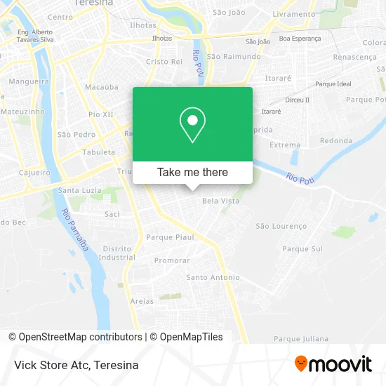 Vick Store Atc map