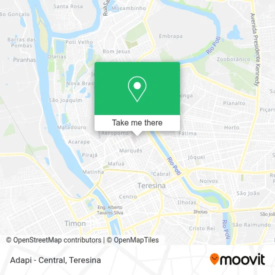 Adapi - Central map