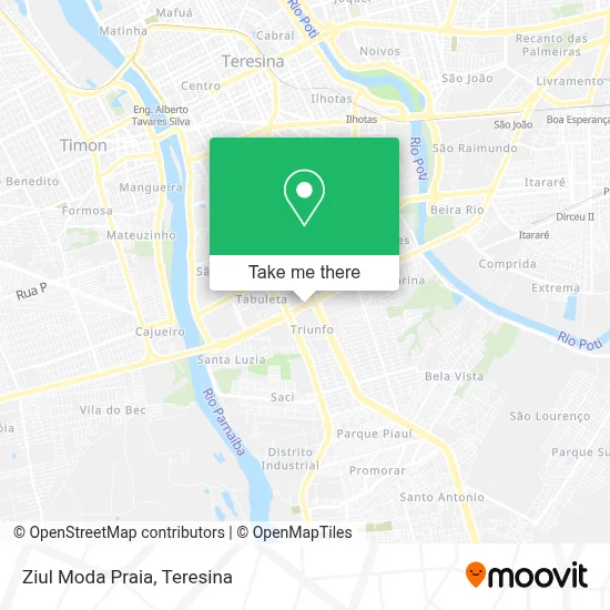 Ziul Moda Praia map