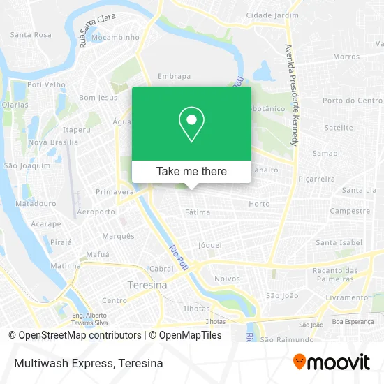 Multiwash Express map
