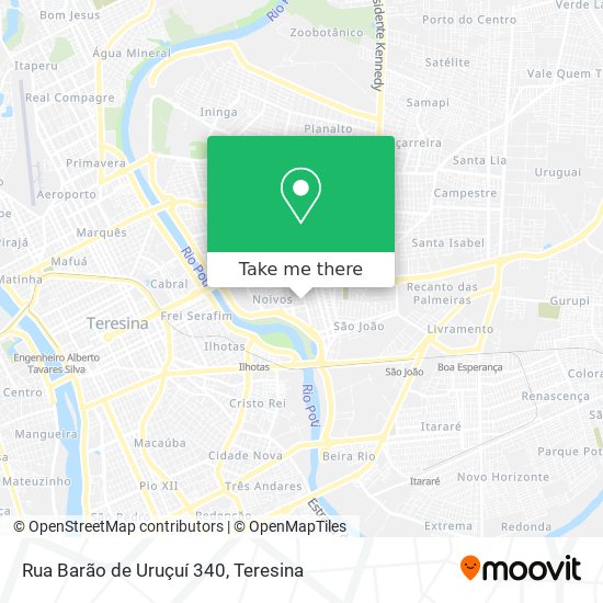 Mapa Rua Barão de Uruçuí 340