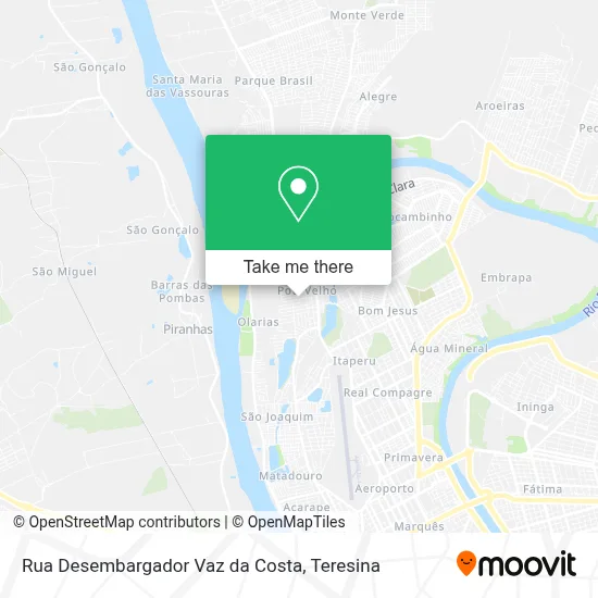 Rua Desembargador Vaz da Costa map