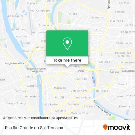Rua Rio Grande do Sul map