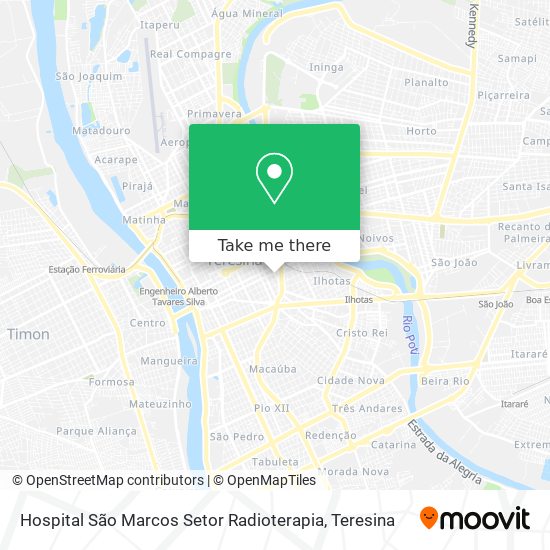 Hospital São Marcos Setor Radioterapia map