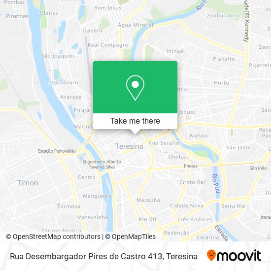 Rua Desembargador Pires de Castro 413 map