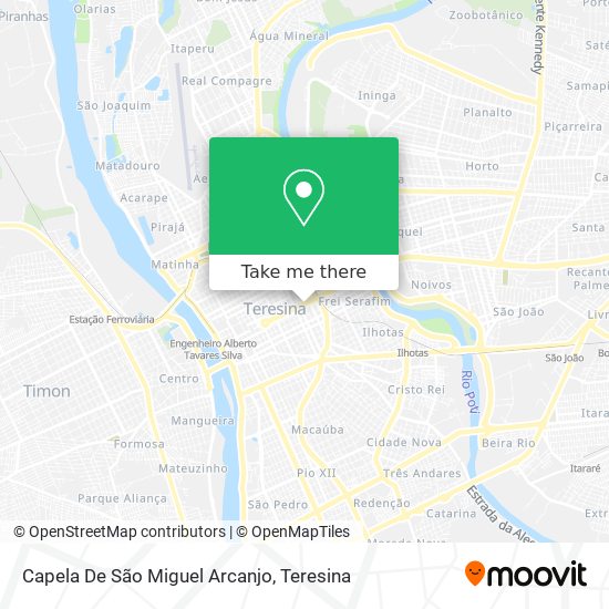 Capela De São Miguel Arcanjo map