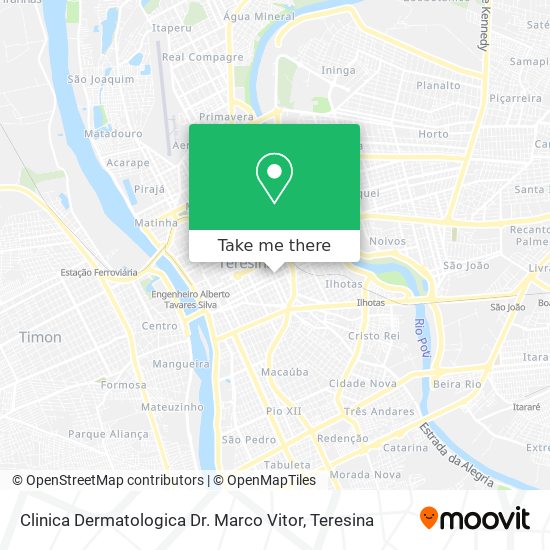Clinica Dermatologica Dr. Marco Vitor map