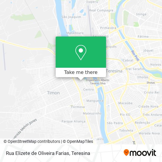 Rua Elizete de Oliveira Farias map
