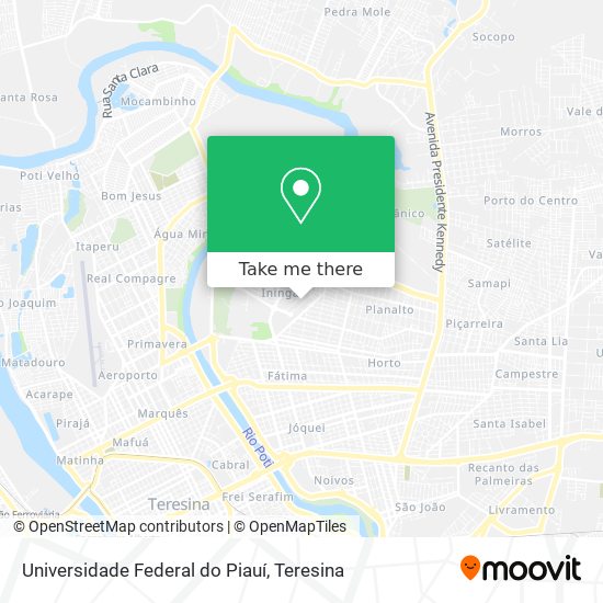 Universidade Federal do Piauí map