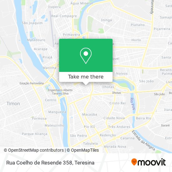 Mapa Rua Coelho de Resende 358