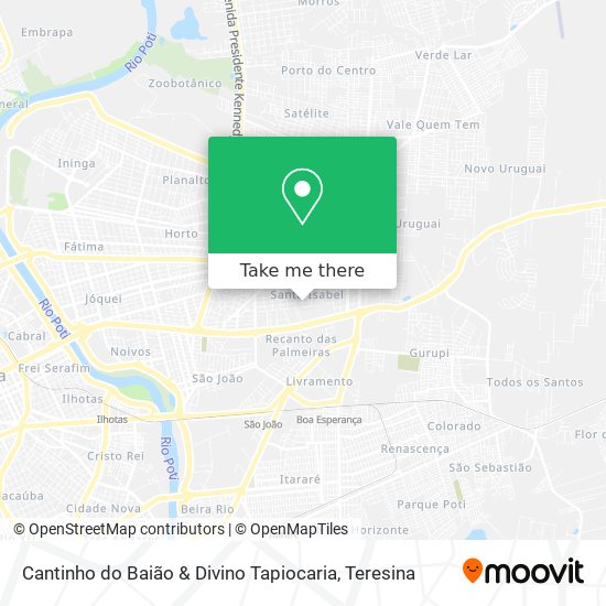Cantinho do Baião & Divino Tapiocaria map