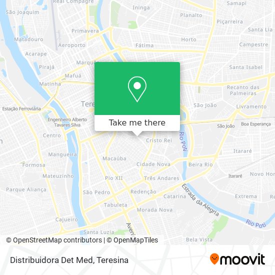 Distribuidora Det Med map
