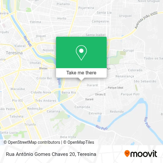 Rua Antônio Gomes Chaves 20 map