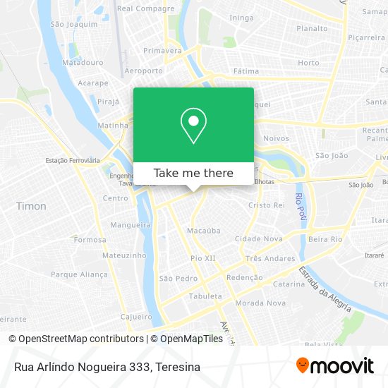 Rua Arlíndo Nogueira 333 map