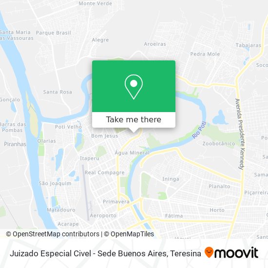 Mapa Juizado Especial Civel - Sede Buenos Aires