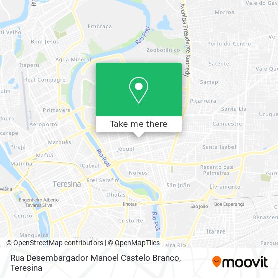 Rua Desembargador Manoel Castelo Branco map