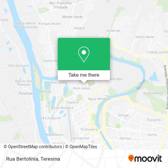 Rua Bertolinia map