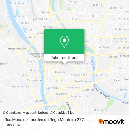 Rua Maria de Lourdes do Rego Monteiro 277 map