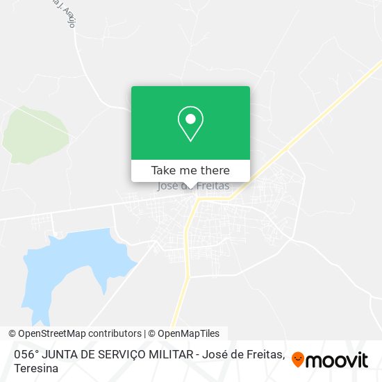 056° JUNTA DE SERVIÇO MILITAR - José de Freitas map
