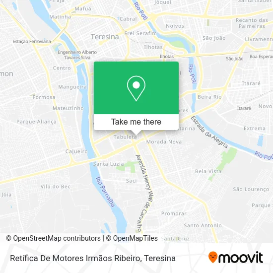Retífica De Motores Irmāos Ribeiro map