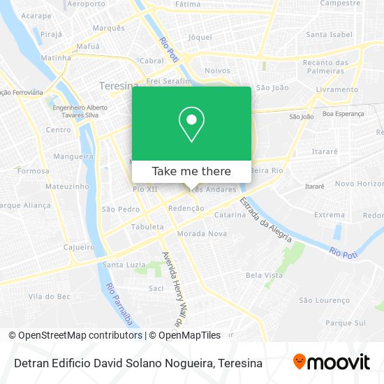 Detran Edificio David Solano Nogueira map