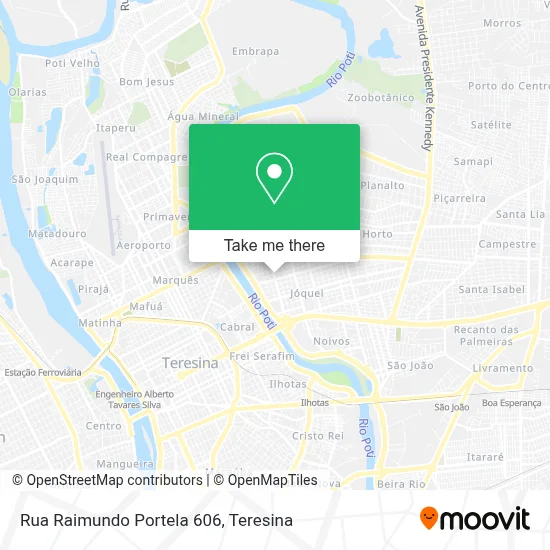 Rua Raimundo Portela 606 map