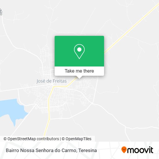 Bairro Nossa Senhora do Carmo map