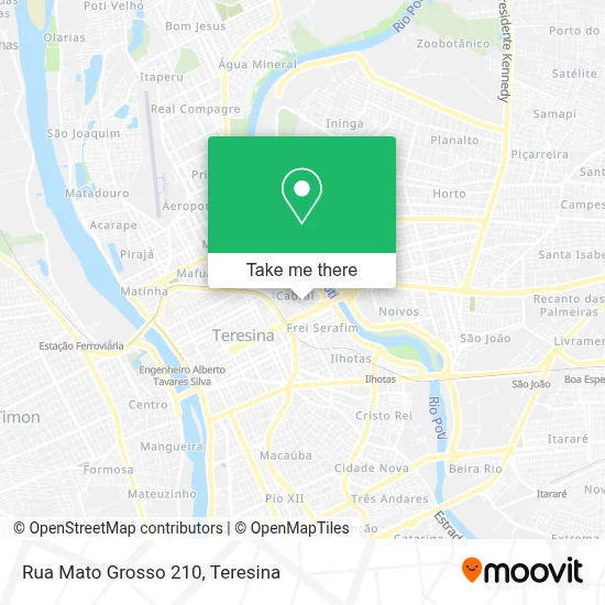 Rua Mato Grosso 210 map