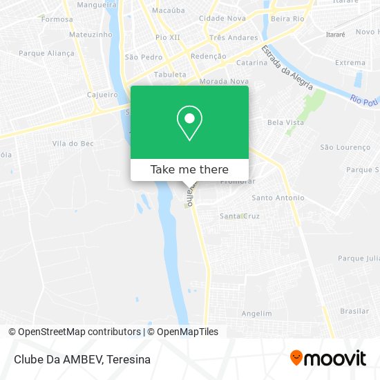 Clube Da AMBEV map